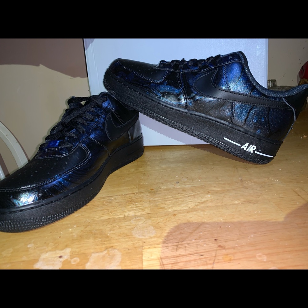 CUSTOM hydro dip Black AF1